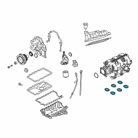 OEM 2008 Ford Mustang Manifold Gasket Diagram - 5H2Z-9439-BA