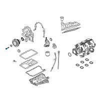 OEM Ford Mustang Vibration Damper Bolt Diagram - -W712688-S430