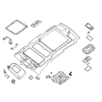 OEM 2019 Nissan Pathfinder Switch Assy-Sunroof Diagram - 25450-3JA0A
