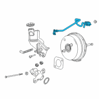 OEM 2020 Buick Envision Vacuum Hose Diagram - 84974396