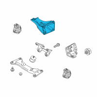 OEM 2009 BMW 128i Front Passenger Engine Mount Bracket      Diagram - 22-11-6-779-370