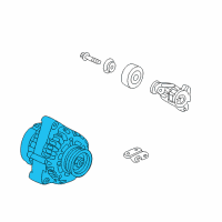 OEM 2001 Honda Accord Alternator Assembly (Reman) Diagram - 06311-P8C-505RM