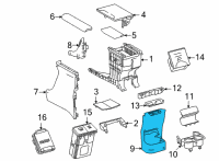 OEM 2022 Toyota Sienna Rear Panel Diagram - 58923-08030-B0