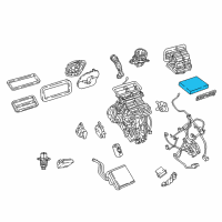 OEM 2019 Jeep Compass Filter-Cabin Air Diagram - 68350346AB