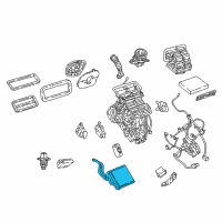 OEM 2017 Jeep Compass Core Kit-Heater Diagram - 68350333AA