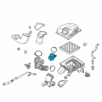 OEM 2014 Chevrolet Cruze Air Mass Sensor Diagram - 22821558