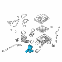 OEM 2015 Chevrolet Cruze Resonator Diagram - 13337772