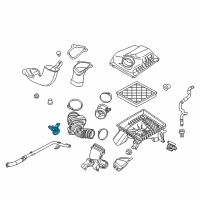 OEM Chevrolet Cruze PCV Valve Diagram - 55568910