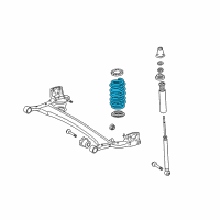 OEM 2014 Scion xD Coil Spring Diagram - 48231-52F80