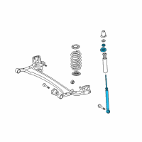 OEM 2012 Scion xD Shock Diagram - 48530-80573