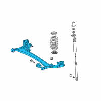 OEM 2008 Scion xD Axle Beam Diagram - 42110-52332