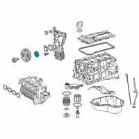 OEM 2017 Toyota RAV4 Front Cover Seal Diagram - 90311-A0015