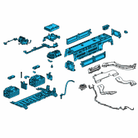 OEM 2016 Chevrolet Silverado 1500 Battery Assembly Diagram - 24282979