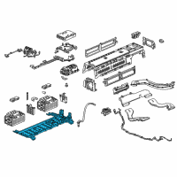 OEM 2018 Buick LaCrosse Battery Tray Diagram - 24286048