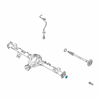 OEM Nissan Titan XD Seal-Oil Rear Axle Shaft Diagram - 43252-1PA0A