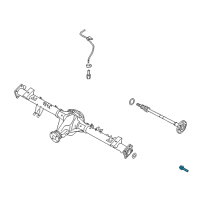 OEM 2018 Nissan Titan XD Bolt-Wheel Diagram - 43222-1LB0A