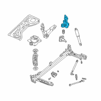 OEM 2007 Chrysler PT Cruiser Bracket-Suspension Diagram - 4656562AC