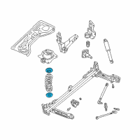 OEM Chrysler PT Cruiser INSULATOR-Spring Diagram - 4656446AC