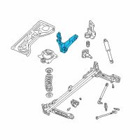 OEM Chrysler PT Cruiser Bracket-Suspension Diagram - 4656444AB