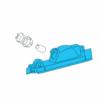 OEM Scion iQ License Lamp Diagram - 81271-52020