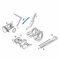 OEM 2002 BMW Z3 Covering Apron Left Diagram - 51-43-8-400-147