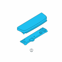OEM 2021 Ford Transit Connect High Mount Lamp Diagram - DT1Z-13A613-A