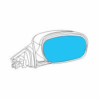 OEM 2009 Chrysler 300 Glass-Mirror Replacement Diagram - 5139198AA