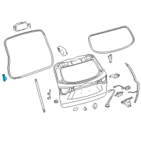 OEM 2018 Toyota Highlander Lift Cylinder Upper Bracket Diagram - 68903-0E010