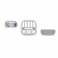 OEM 2001 Buick Park Avenue Switch Asm, Sun Roof Diagram - 12371612