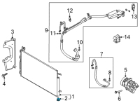 OEM 2022 Hyundai Sonata Cap Assembly-Bottom Diagram - 97803-C2000