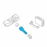 OEM 2011 Hyundai Santa Fe Tpms Stem Diagram - 52936-2B000