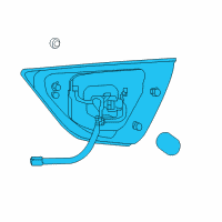 OEM Nissan Backup Lamp Assy-RH Diagram - 26540-9DJ0A