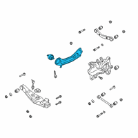 OEM Hyundai Santa Fe Arm Assembly-RR Trailing Arm, LH Diagram - 55270-S2AA0