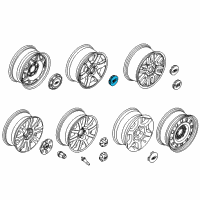 OEM 2019 Ford F-150 Center Cap Diagram - FL3Z-1130-B