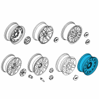 OEM 2017 Ford Expedition Spare Wheel Diagram - 7L1Z-1015-D