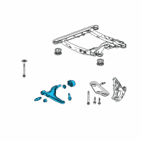 OEM Cadillac SRX Lower Control Arm Diagram - 22979575