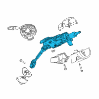 OEM 2014 Dodge Dart Column-Steering Diagram - 68081232AJ