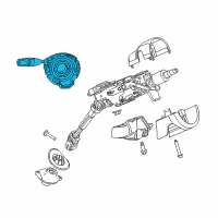 OEM 2016 Dodge Dart Module-Steering Column Diagram - 56054859AF