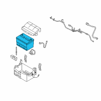 OEM 2010 Ford E-350 Super Duty Battery Diagram - BH-65DC