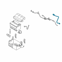 OEM 2009 Ford E-350 Super Duty Positive Cable Diagram - 4C2Z-14300-AAA