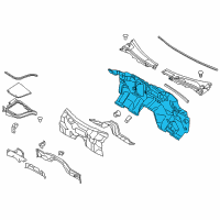 OEM Nissan Insulator-Dash Lower Diagram - 67900-6GA0A