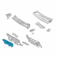 OEM Toyota Highlander Insulator Diagram - 55223-48120