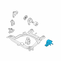 OEM 2011 Kia Sorento Bracket Assembly-TRANSAXLE Diagram - 218302P500