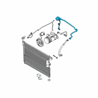 OEM Nissan Frontier Heat EXCHANGER-Internal Diagram - 92446-9BT0B