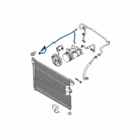 OEM 2021 Nissan Frontier Pipe Assembly-Front Cooler, High Diagram - 92440-9BT0B