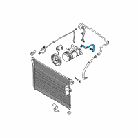 OEM 2011 Nissan Frontier Hose Flexible, High Diagram - 92490-ZS10A