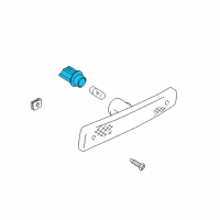 OEM 2004 Chevrolet Tracker Socket, Lamp & Rear (On Esn) Diagram - 91174700