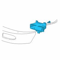 OEM Ford F-250 Fog Lamp Assembly Diagram - XL3Z-15200-CA