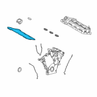 OEM Mercury Milan Valve Cover Gasket Diagram - 9L8Z-6584-A