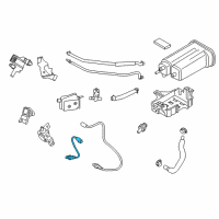 OEM 2014 Kia Soul Rear Oxygen Sensor Assembly Diagram - 392102E900